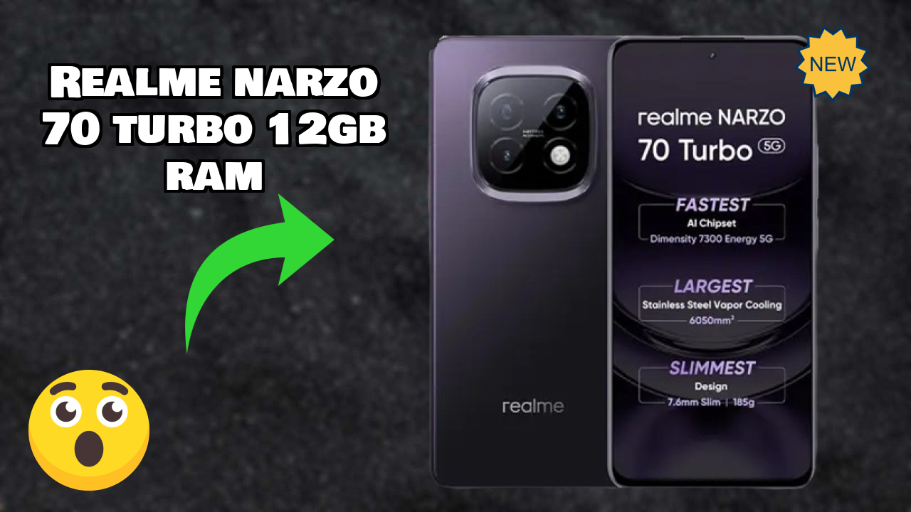 Realme Narzo 70 Turbo 12GB RAM Display Technology: OLED Review