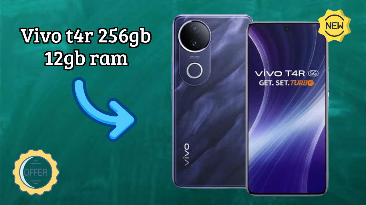 Vivo T4R 256GB 12GB RAM Display Technology: AMOLED Quality
